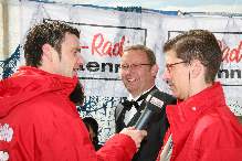 Wencki interviewte Bürgermeister Roland Schiefke und Breese.